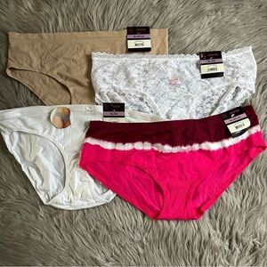 No Boundaries Hipster Bikini‎ Panty Bundle Women Size XL Panties Lot Underwear